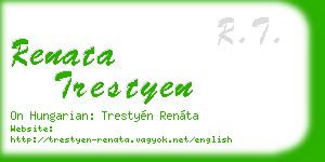 renata trestyen business card